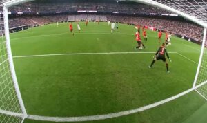 Real Madrid vs Osasuna Vini scores his 1st goal
